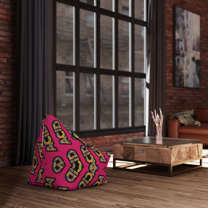 "ACID Pattern Pink" BEAN BAG CHAIR COVER
