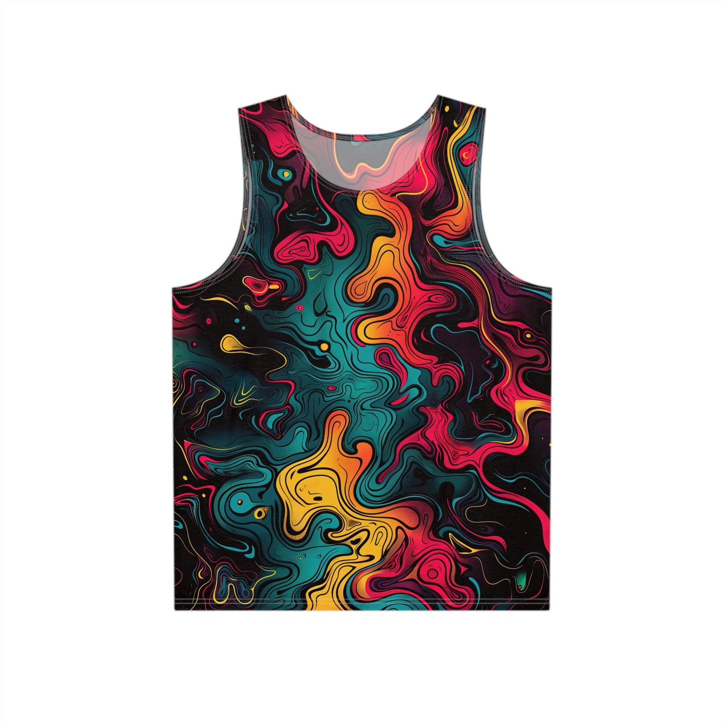 "Neon Oil" MEN'S TANK TOP