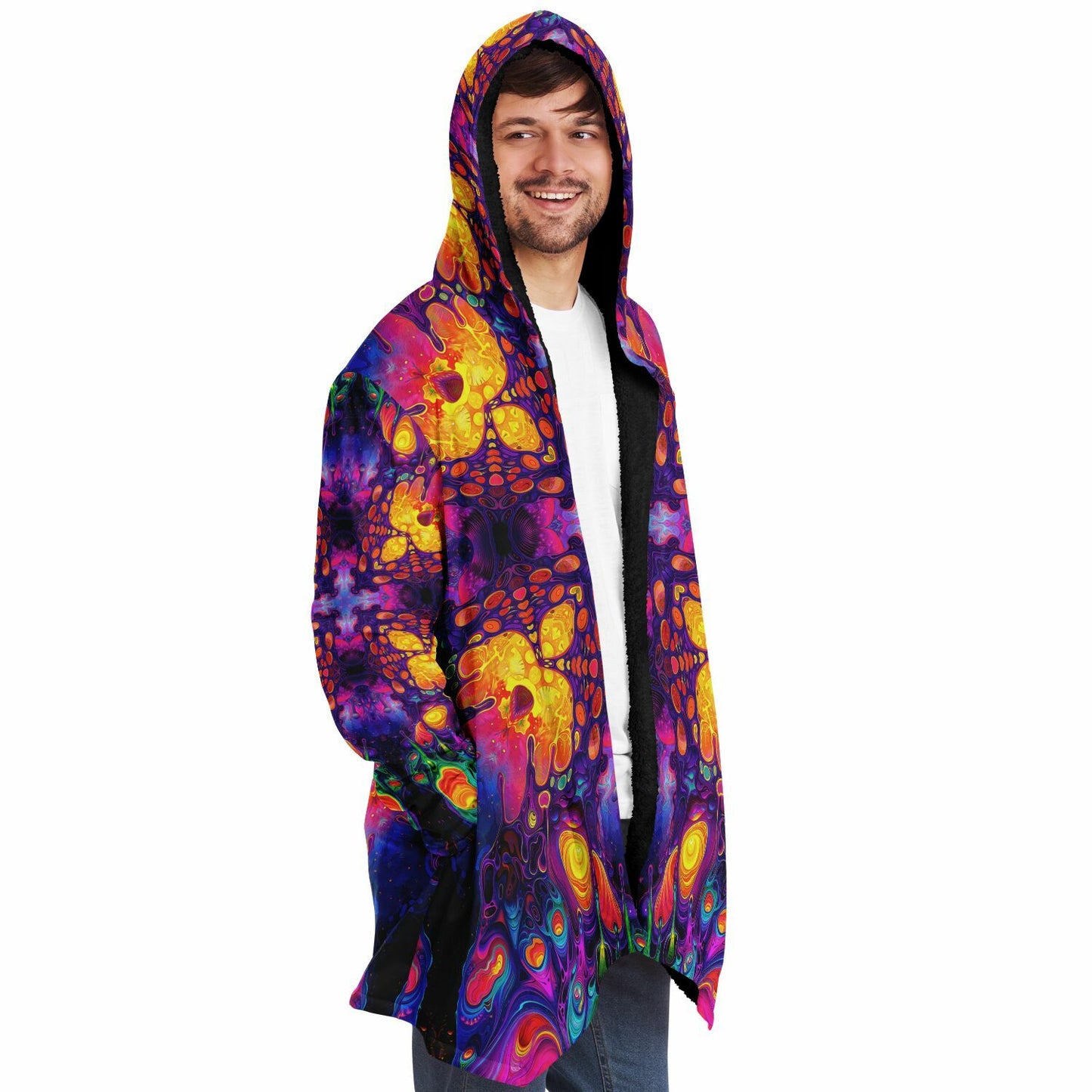 "Nebulon Burst" HOODED CLOAK