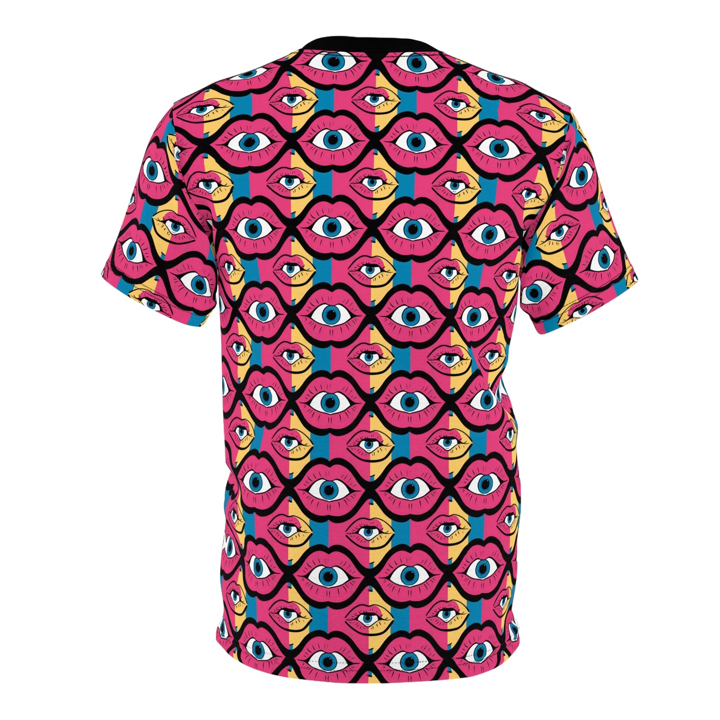 Eyeball Lips Pattern Premium Tee