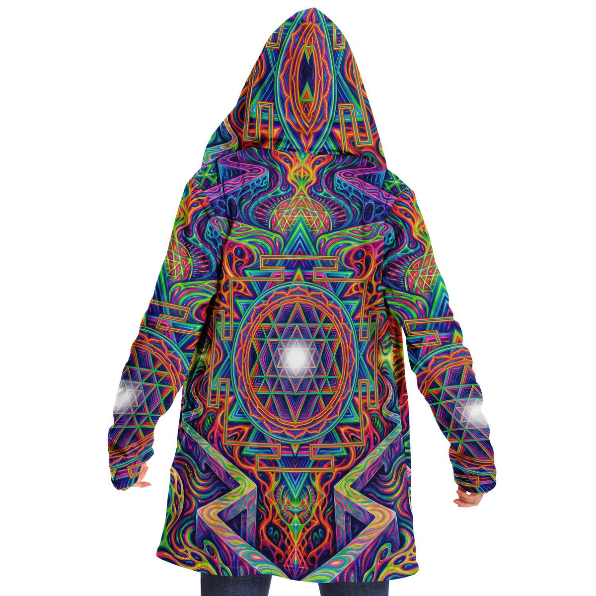 "Oh My Sri Yantra" HOODED CLOAK