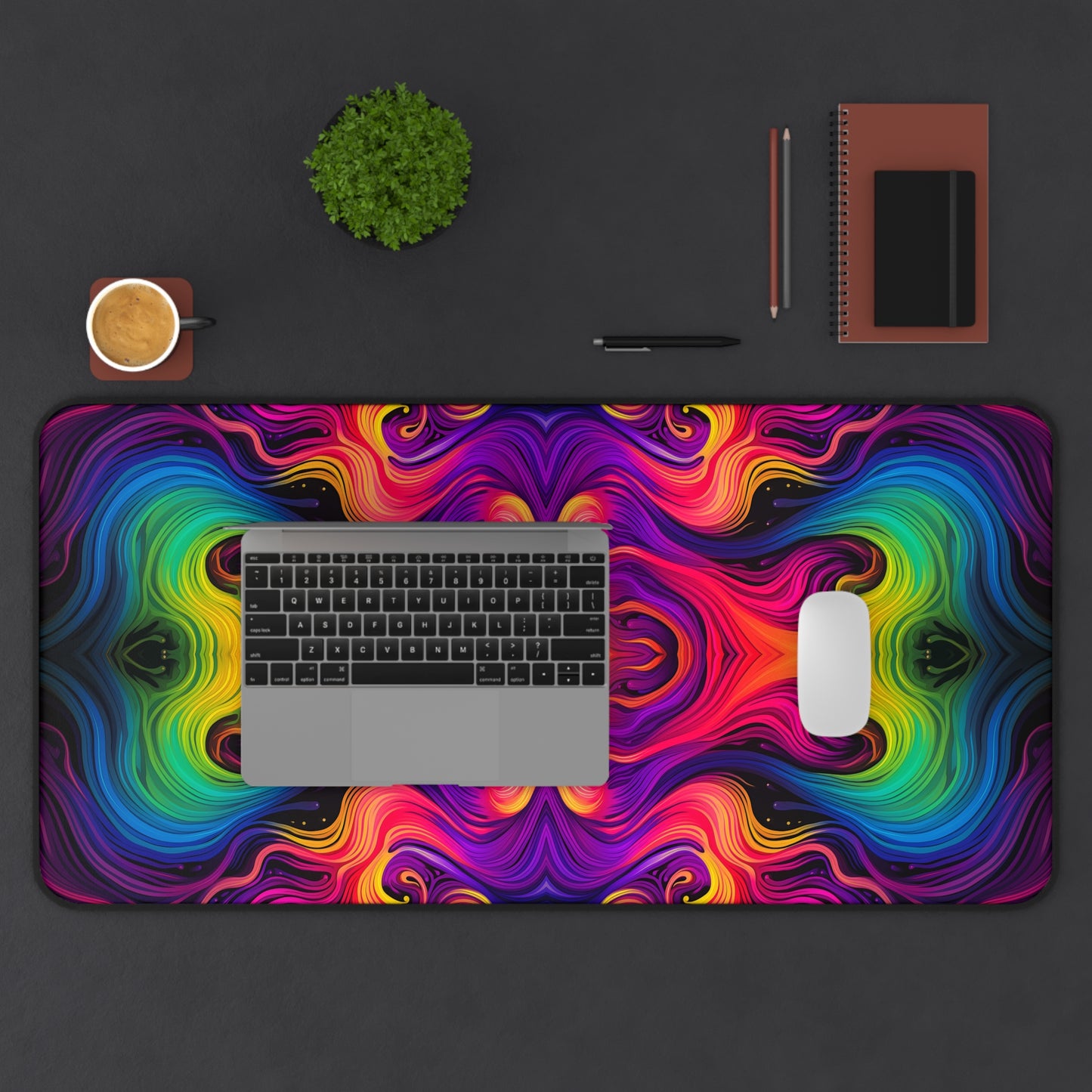 "Cosmic Currents" DESK MAT (12x18)(12x22)(15.5x31)