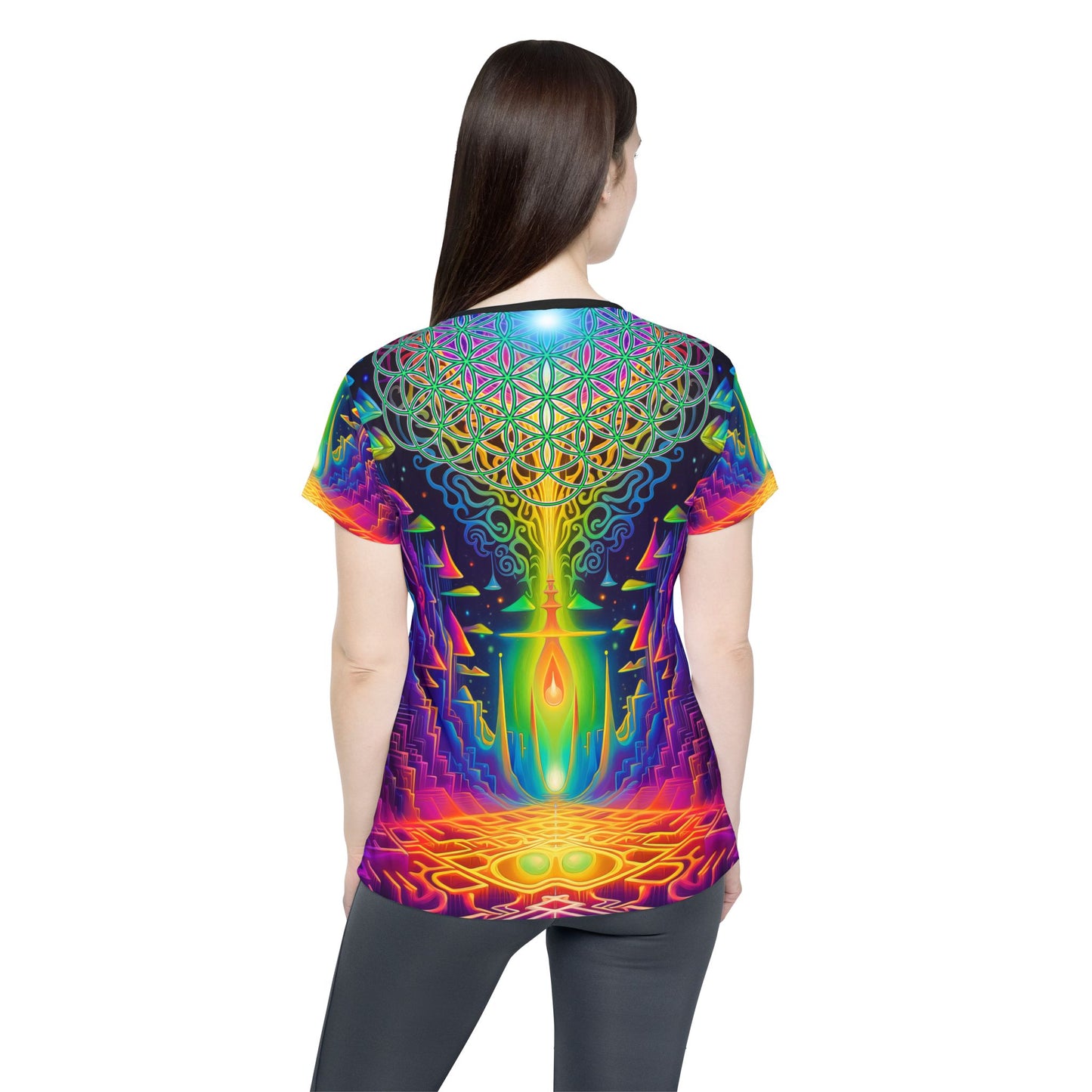 "Maze of Life" (WOMEN'S) SPORT TEE