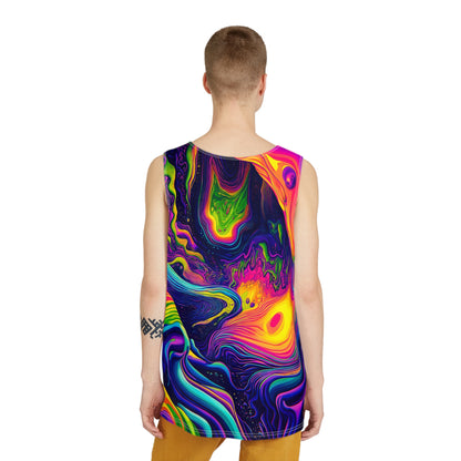 Back view of the 'Dimension 1111' men's tank top.
