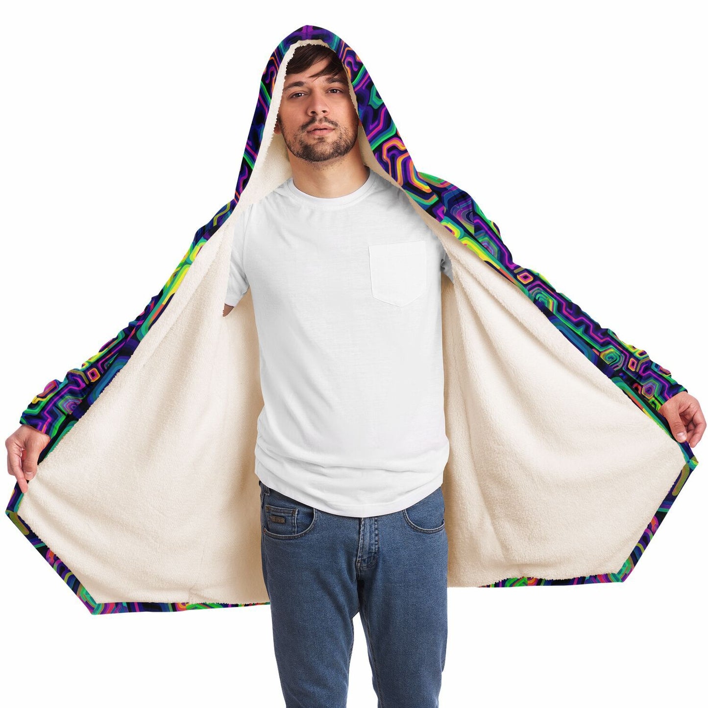 "Tripnotist Flip" HOODED CLOAK