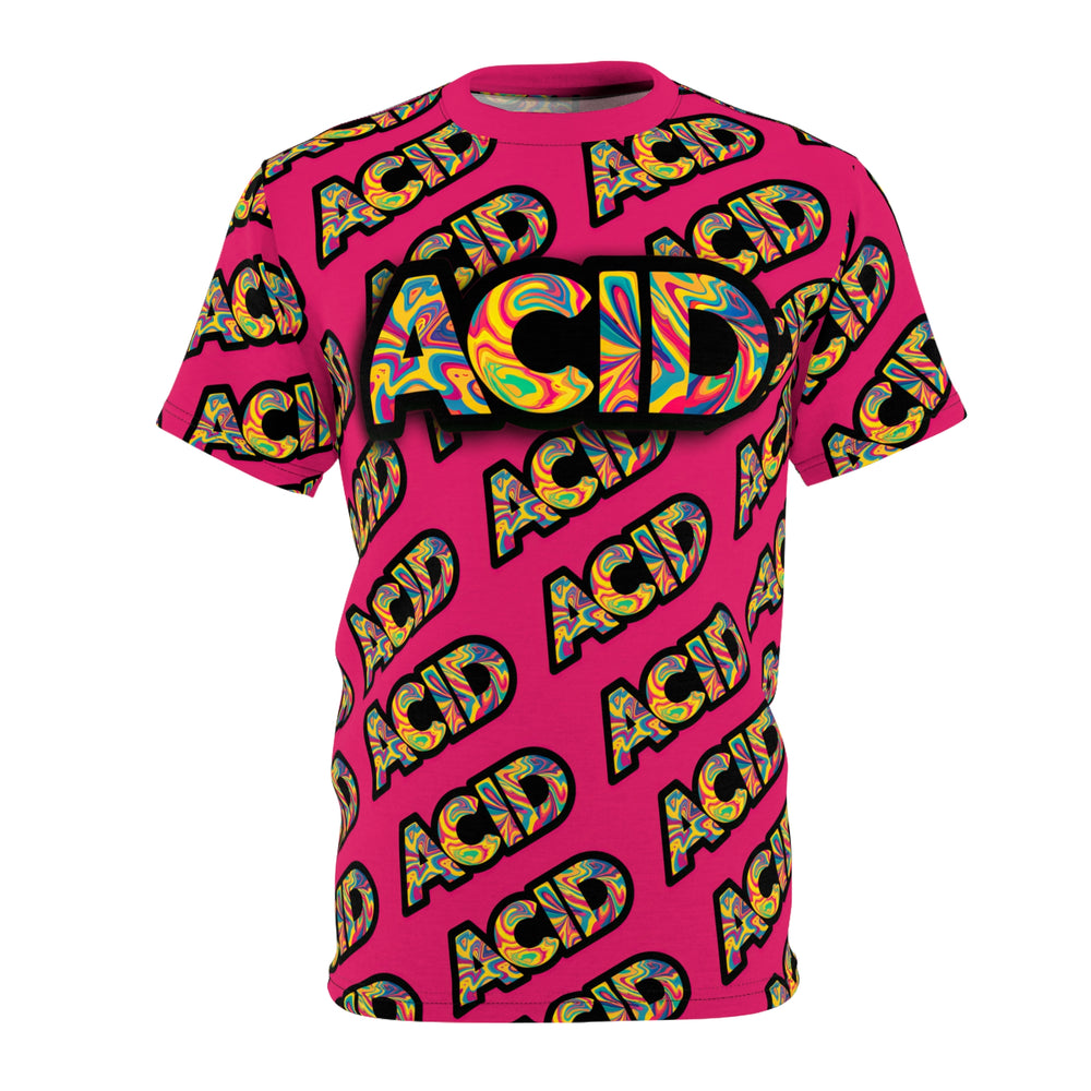 ACID Pattern Pink Premium Tee