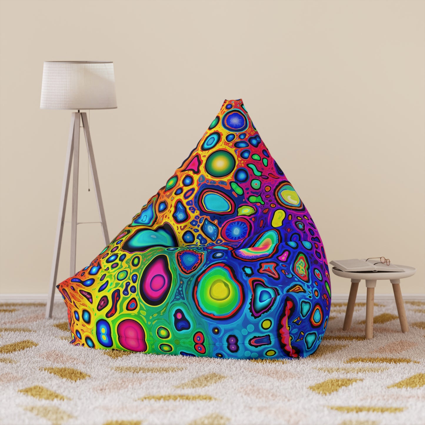 "Psycho Leopard" BEAN BAG CHAIR COVER