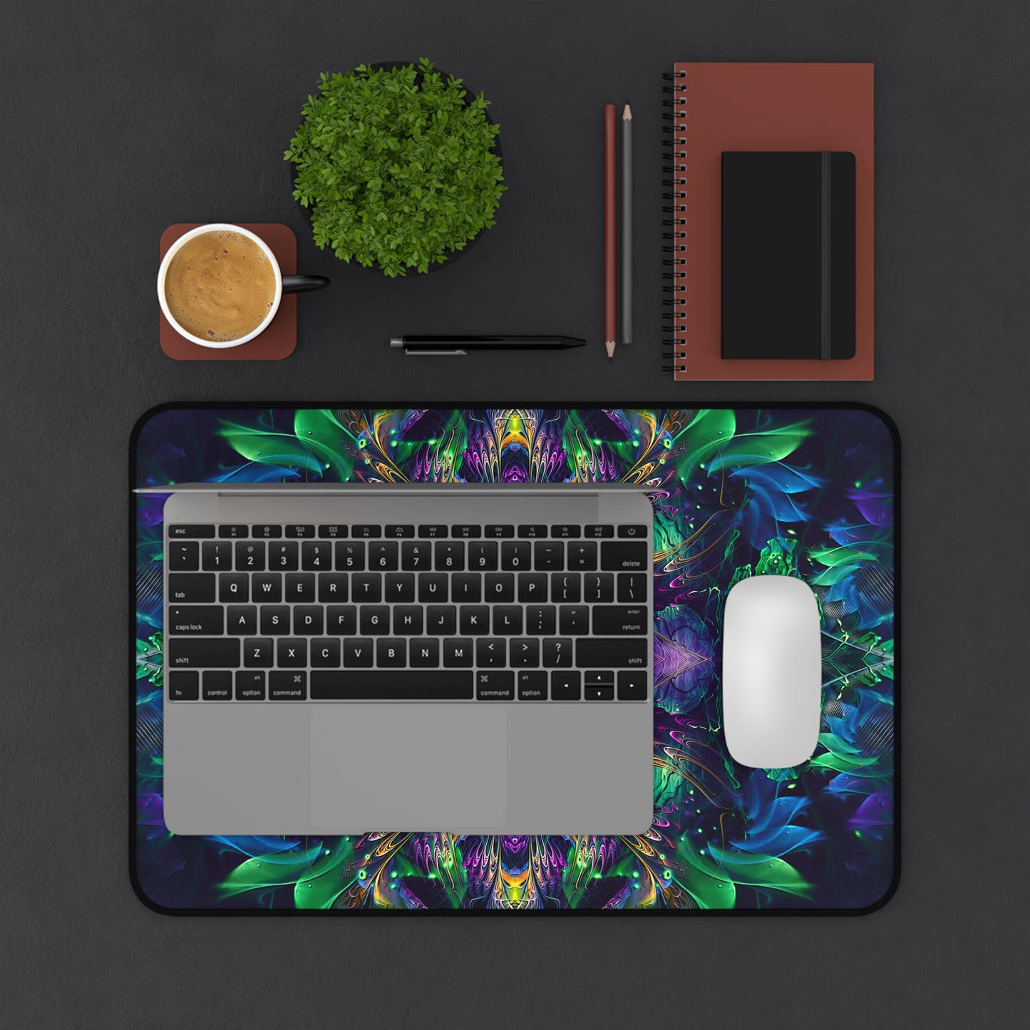 "Awakened (With Text)" DESK MAT (12x18)(12x22)(15.5x31)