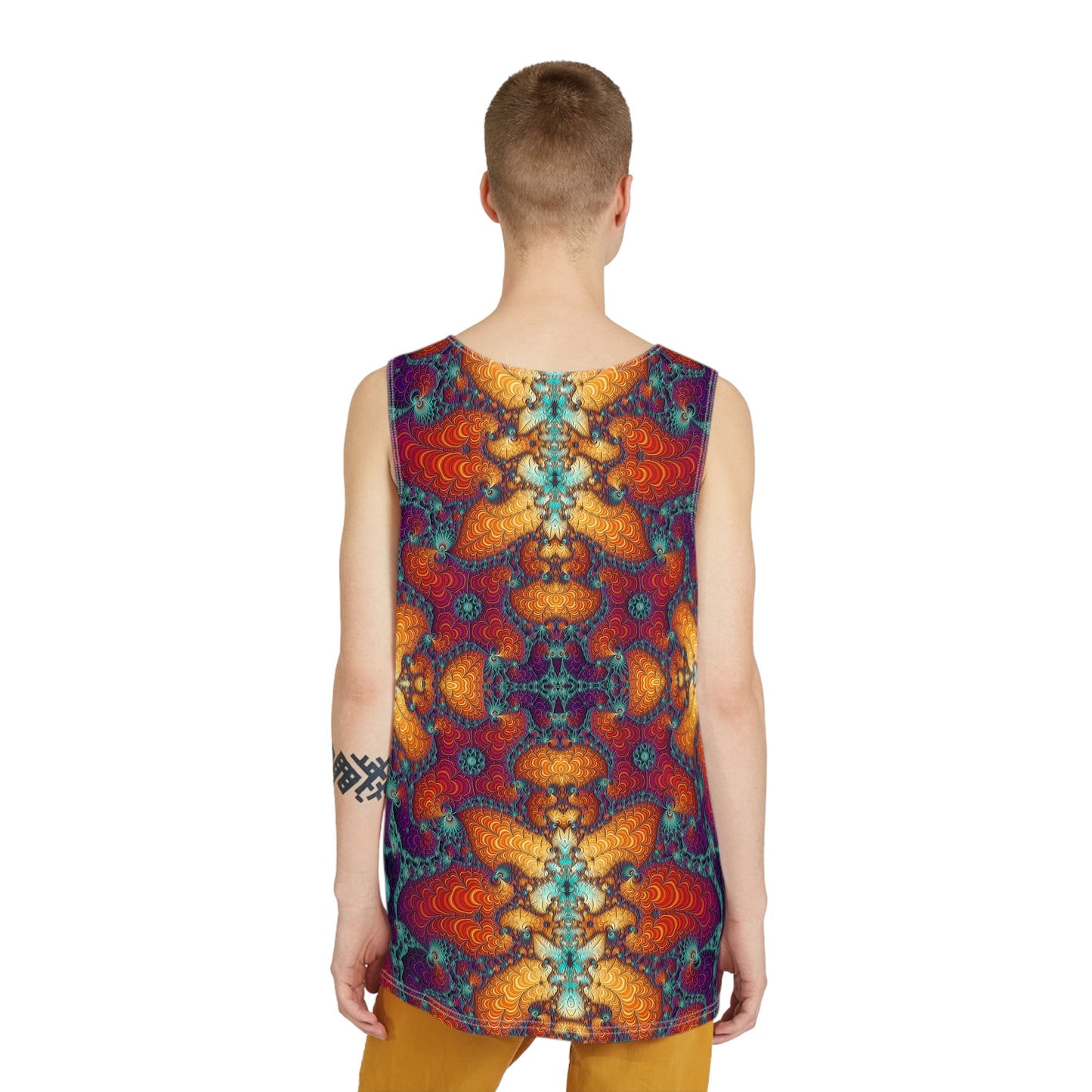 "Psychedelic Fractal" MEN'S TANK TOP