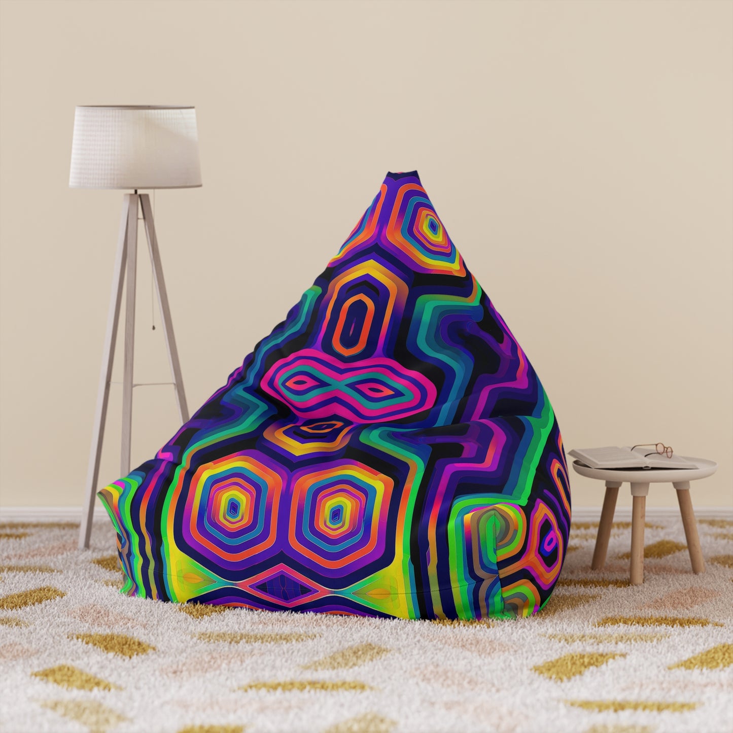 "Tripnotist Split" BEAN BAG CHAIR COVER