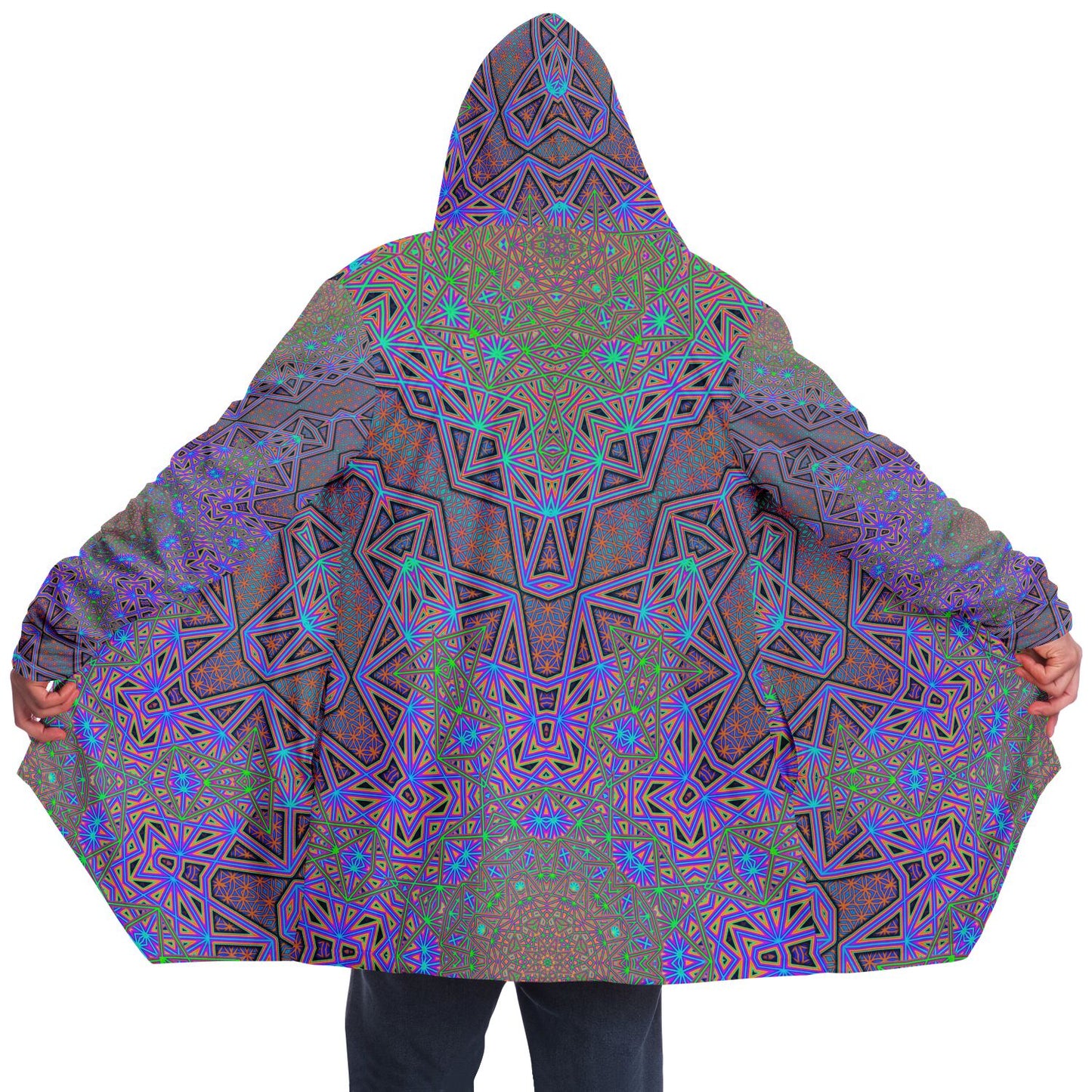 "Chaos of Tron" HOODED CLOAK