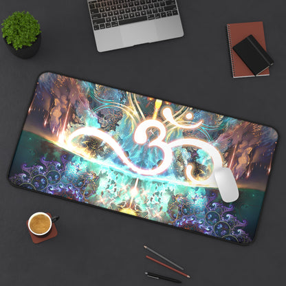 Density 432 desk mat laid on a desk with a keyboard and mouse for scale