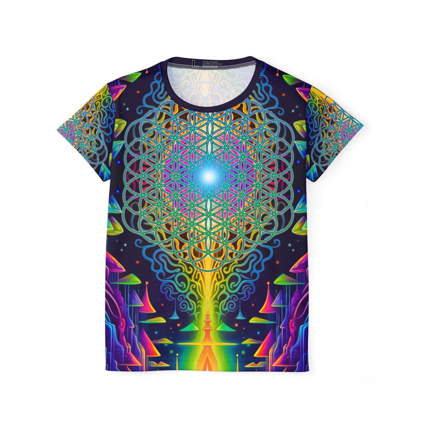 "Maze of Life Flip" (WOMEN'S) SPORT TEE