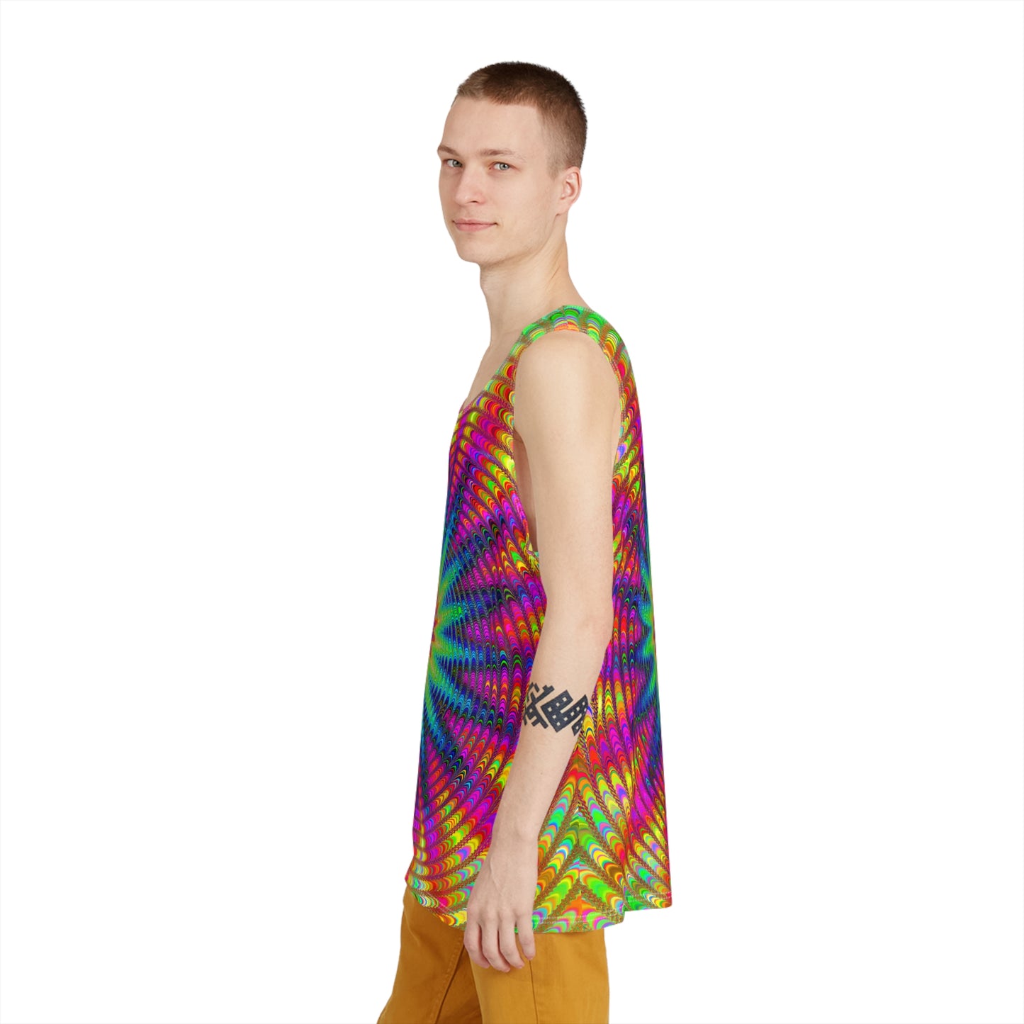 "Tie Dye Burst" MEN'S TANK TOP