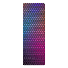 "Rainbow Flower of Life Mandala" YOGA MAT