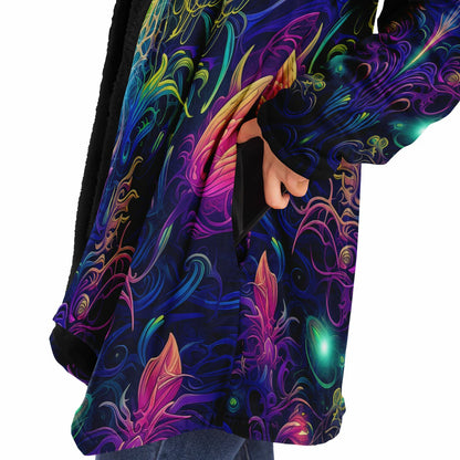 "Orchidious" HOODED CLOAK