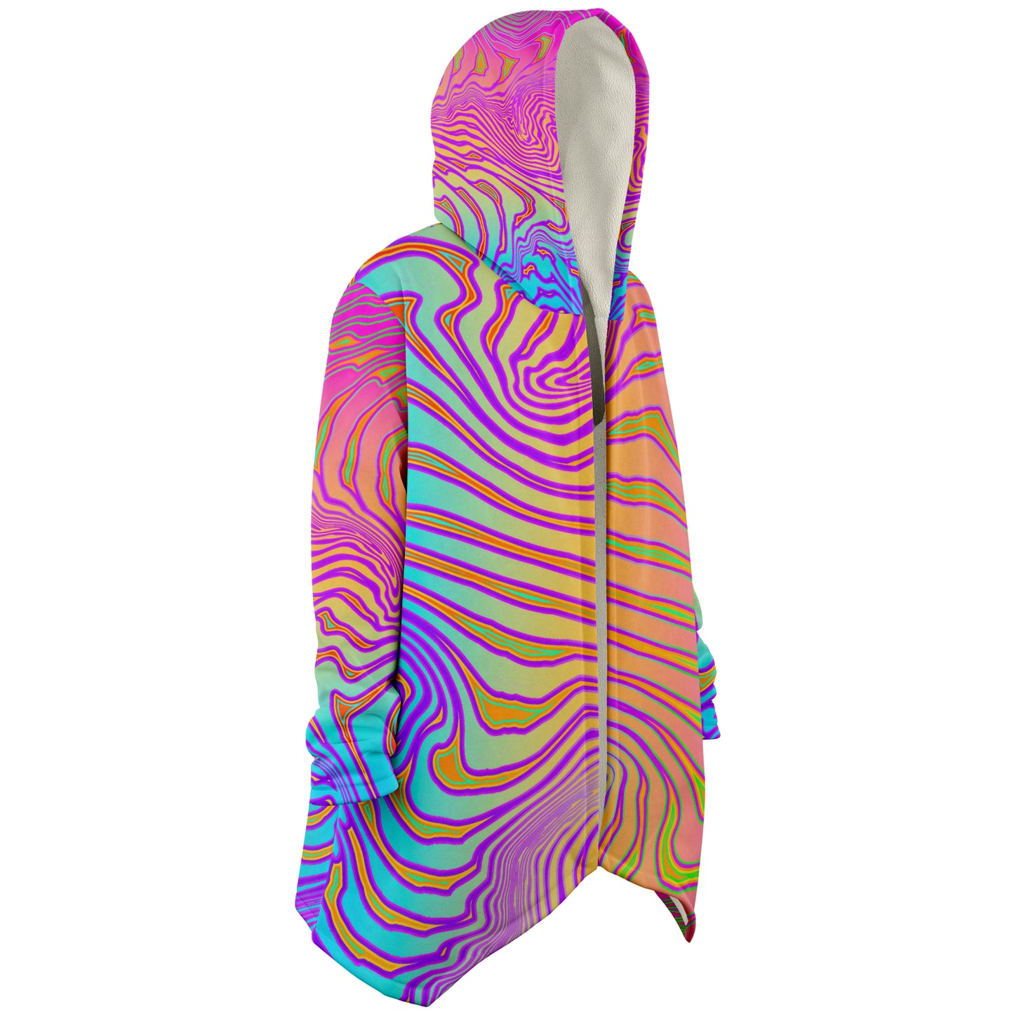 "Neon King" HOODED CLOAK