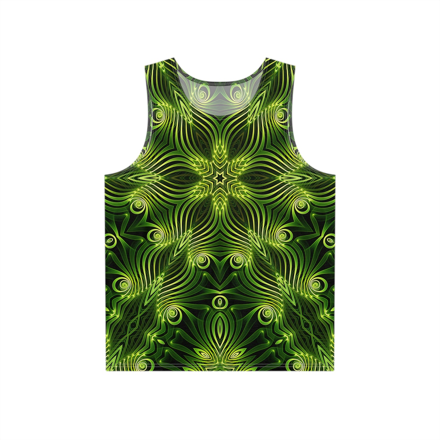 "Green Lattice" MEN'S TANK TOP