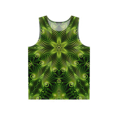 "Green Lattice" MEN'S TANK TOP
