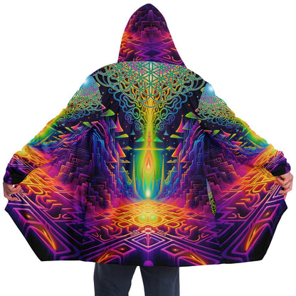 "Maze of Life" HOODED CLOAK