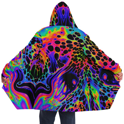 "Auroric Spill" HOODED CLOAK