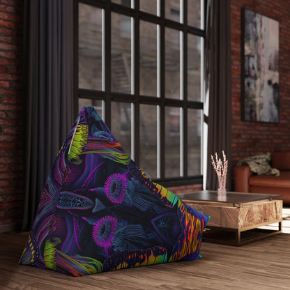 "Psychedelic Butterfly" BEAN BAG CHAIR COVER