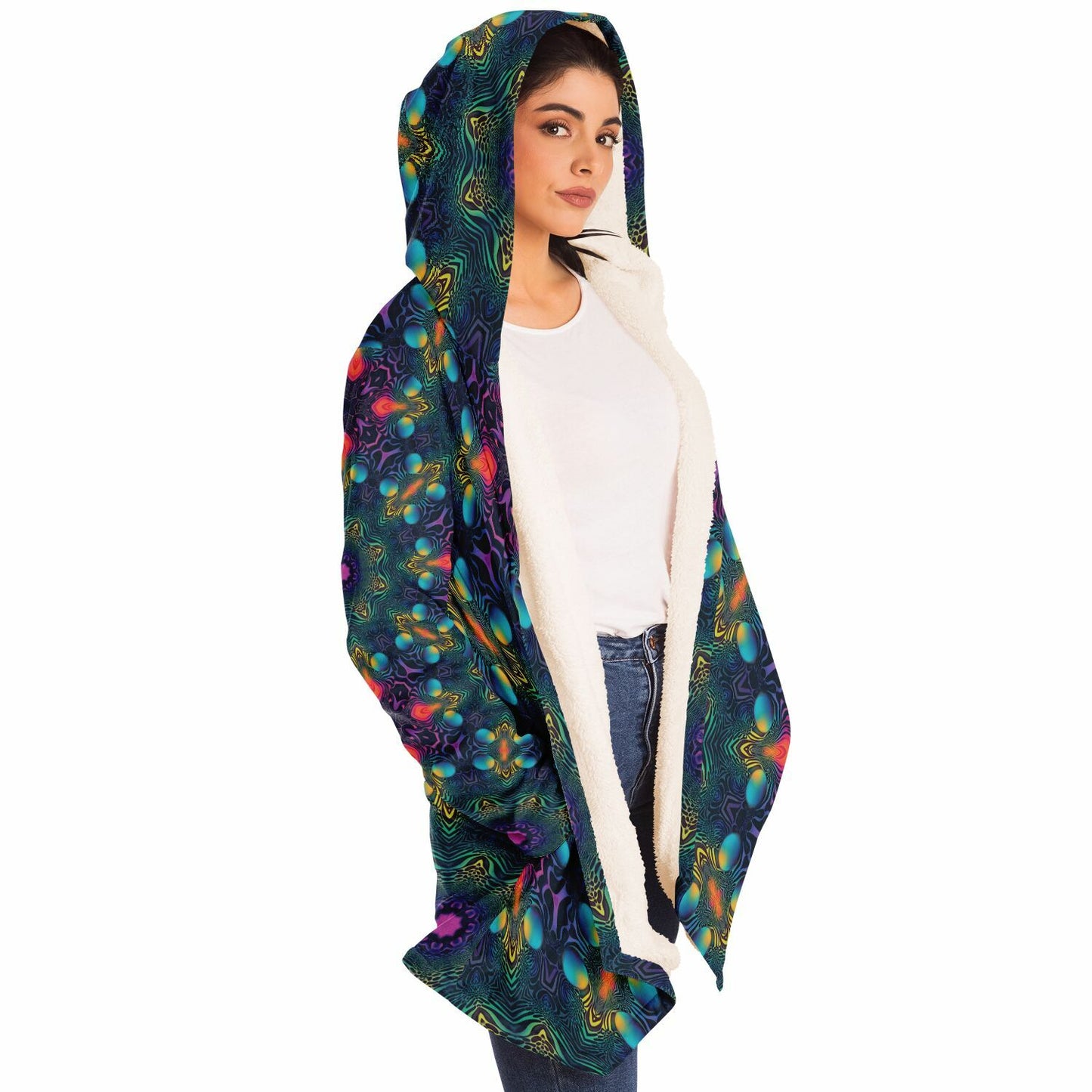 "Cosmic Fingerprint V2" HOODED CLOAK