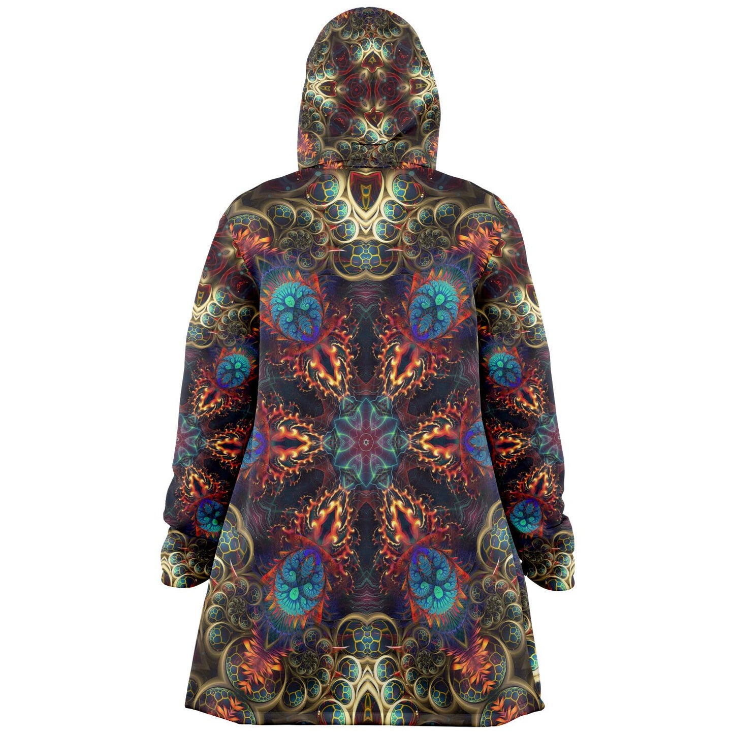 "Stimulous Mandala" HOODED CLOAK