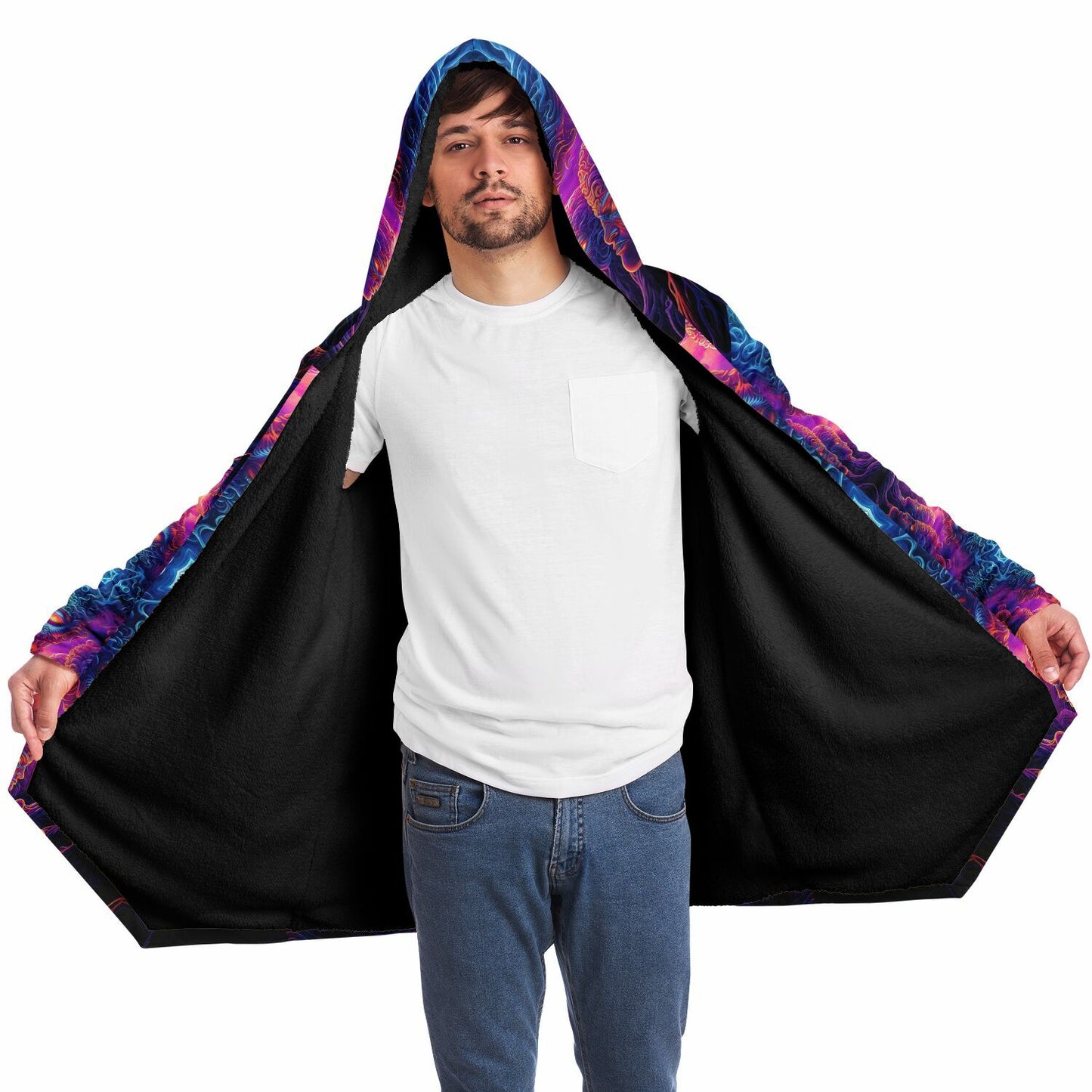 "The Watchers Square" HOODED CLOAK