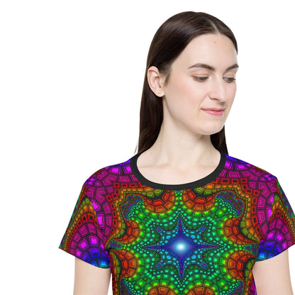 Collar detail of the "Kambo" sport tee, showing the neckline and classic fit finish.