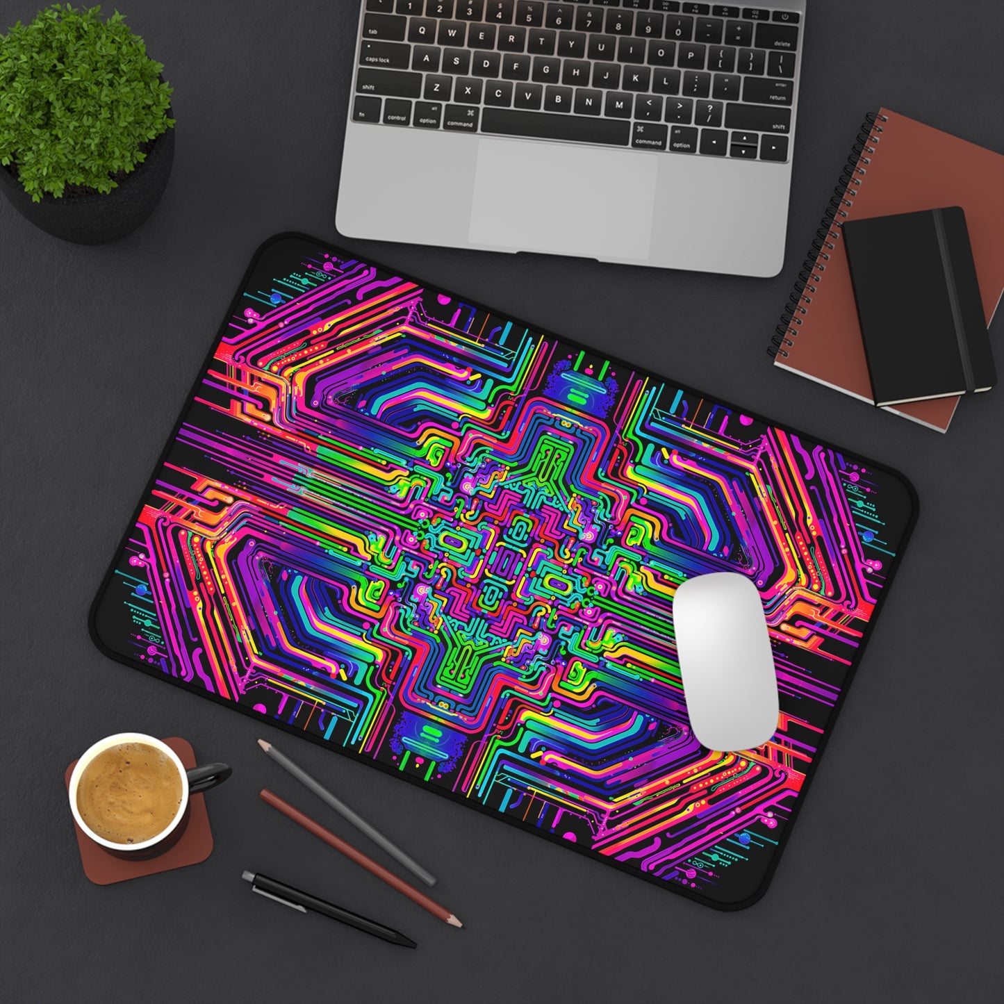 "Rave Nexus" DESK MAT (12x18)(12x22)(15.5x31)