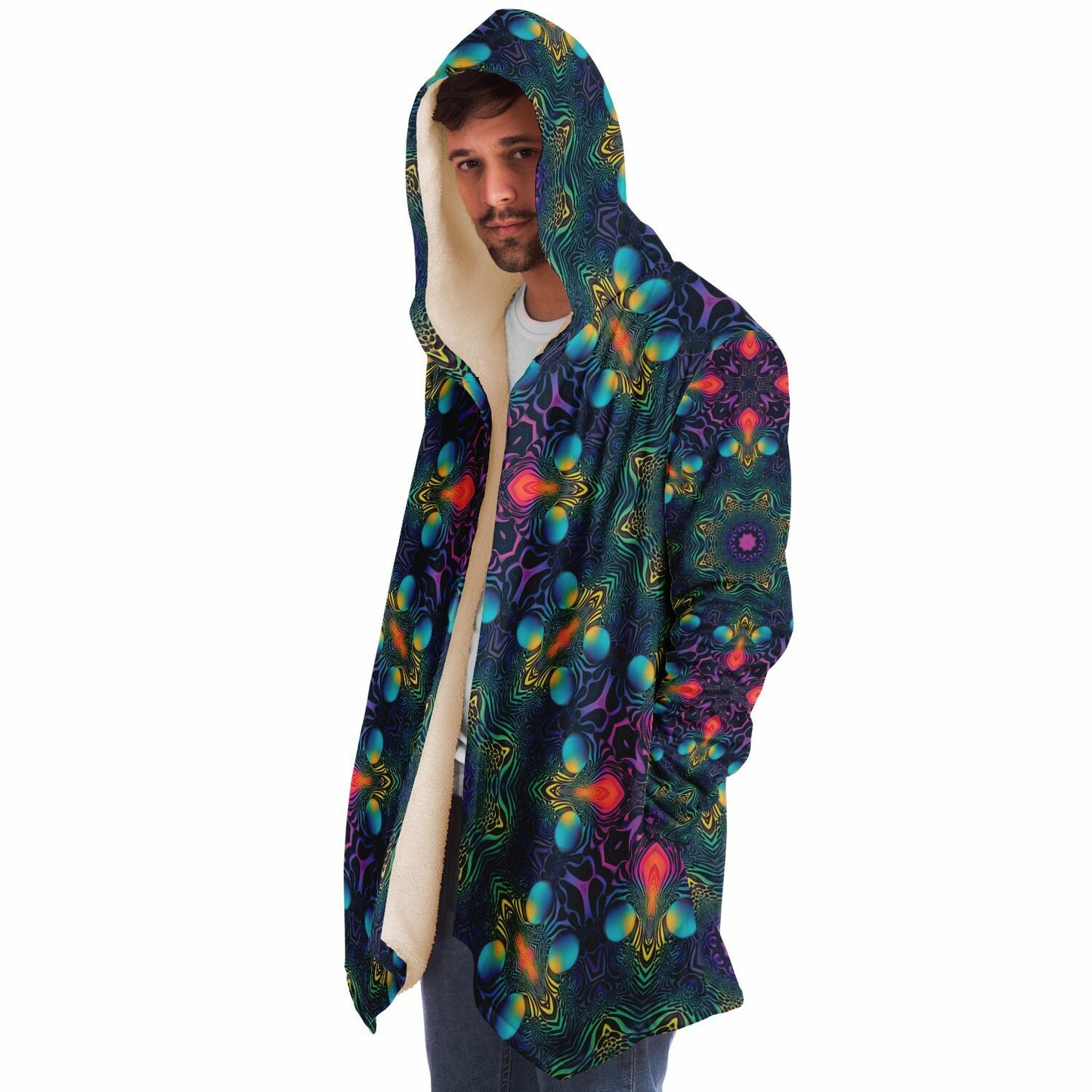 "Cosmic Fingerprint V2" HOODED CLOAK