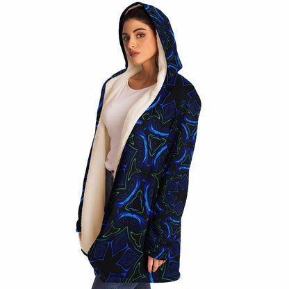 "Liquid Night" HOODED CLOAK
