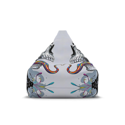 "Psychedelic Tongue Skull" BEAN BAG CHAIR COVER