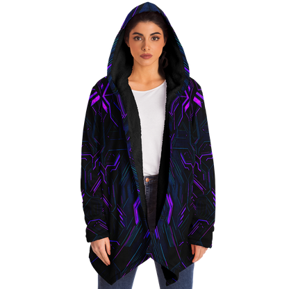 "Alice In Night City" HOODED CLOAK
