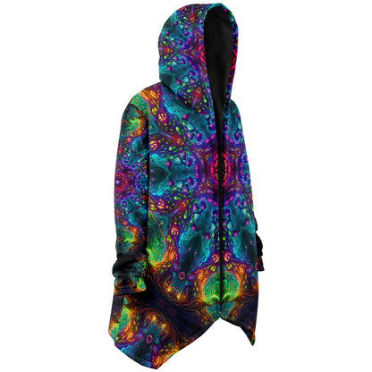 "Fungus Amongus Mandala" HOODED CLOAK