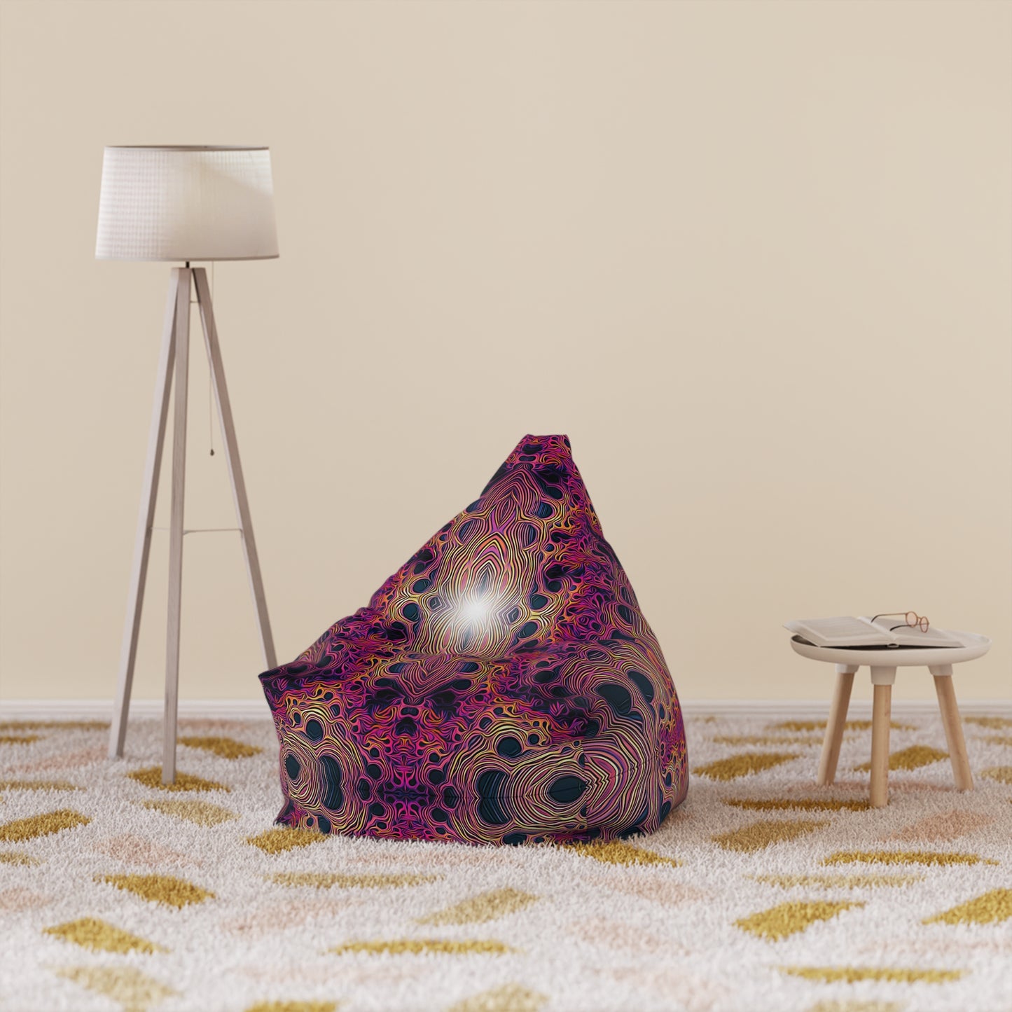 "Fractaleon V2" BEAN BAG CHAIR COVER