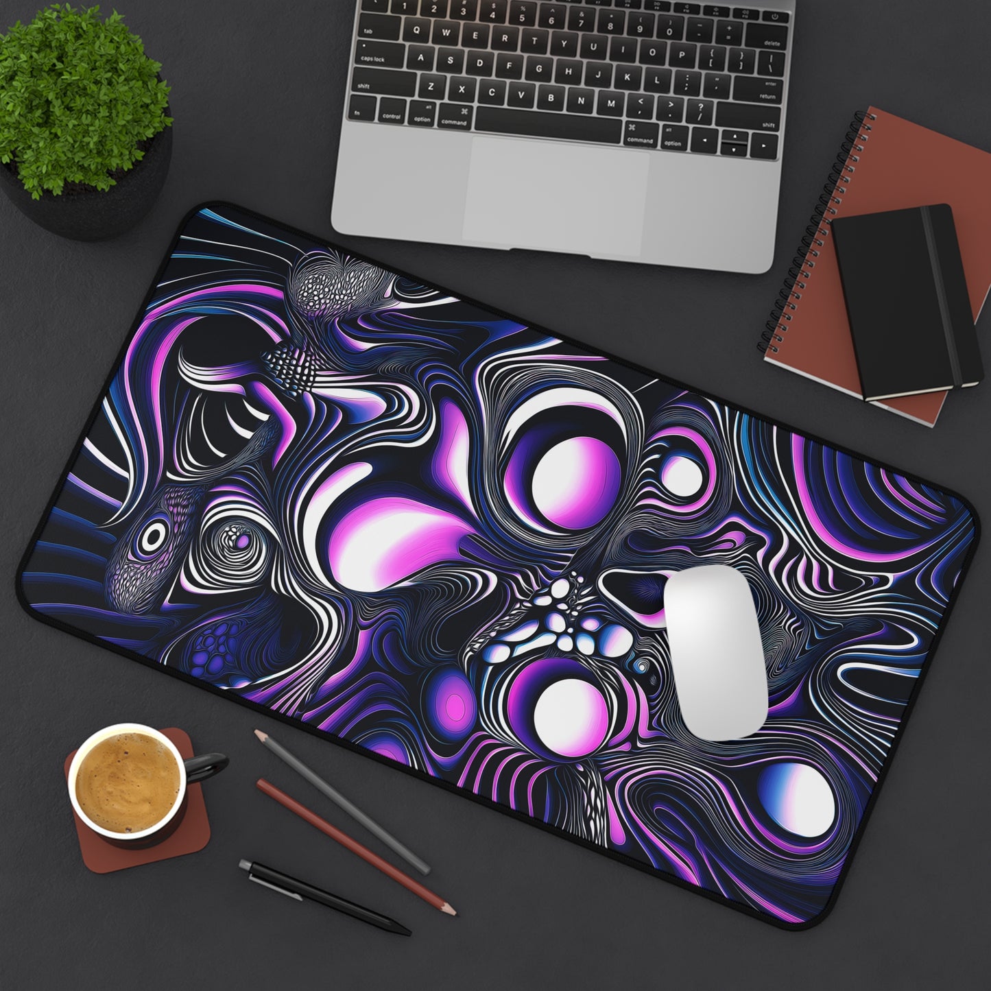 "Time Is An Illusion" DESK MAT (12x18)(12x22)(15.5x31)