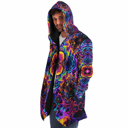 "Aurora Boreafungus Bloom" HOODED CLOAK
