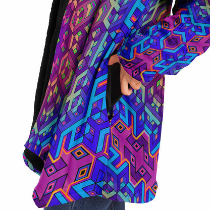 "7th Dimensional Star" (Black) HOODED CLOAK