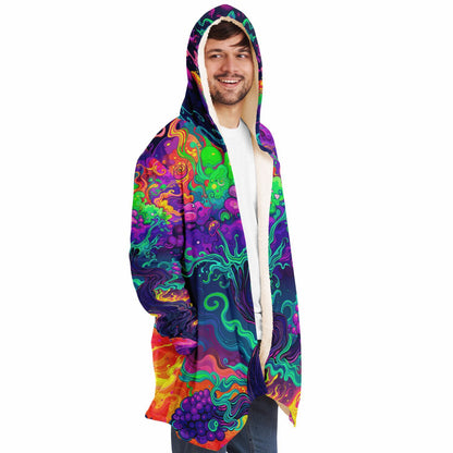 "Mush Tree So Color" HOODED CLOAK