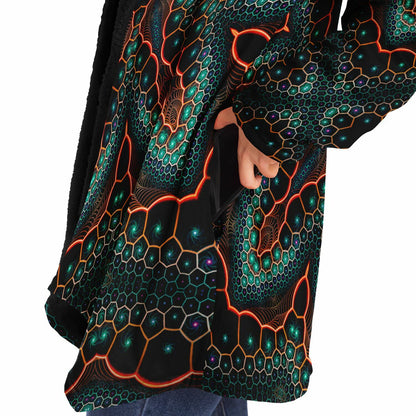 "Multiverse (Black)" HOODED CLOAK