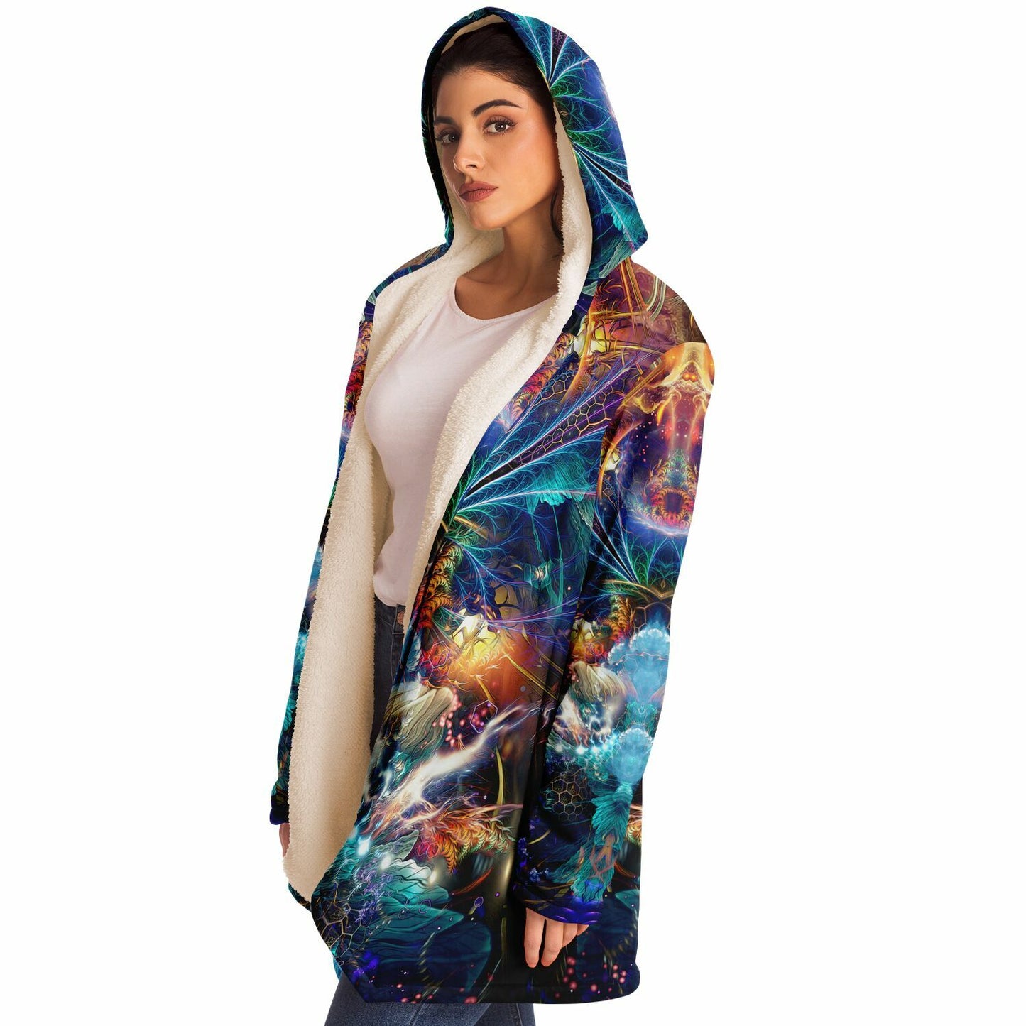 "Source of Creativity" HOODED CLOAK