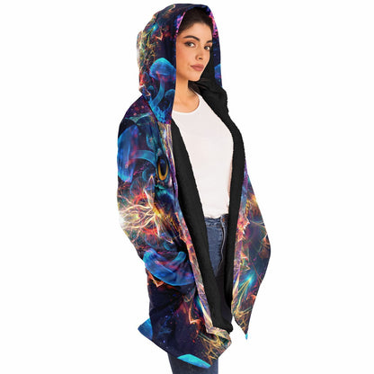 "Peekaboo" HOODED CLOAK (Black)