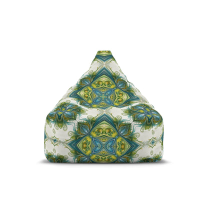 "Porcelain Bloom" BEAN BAG CHAIR COVER