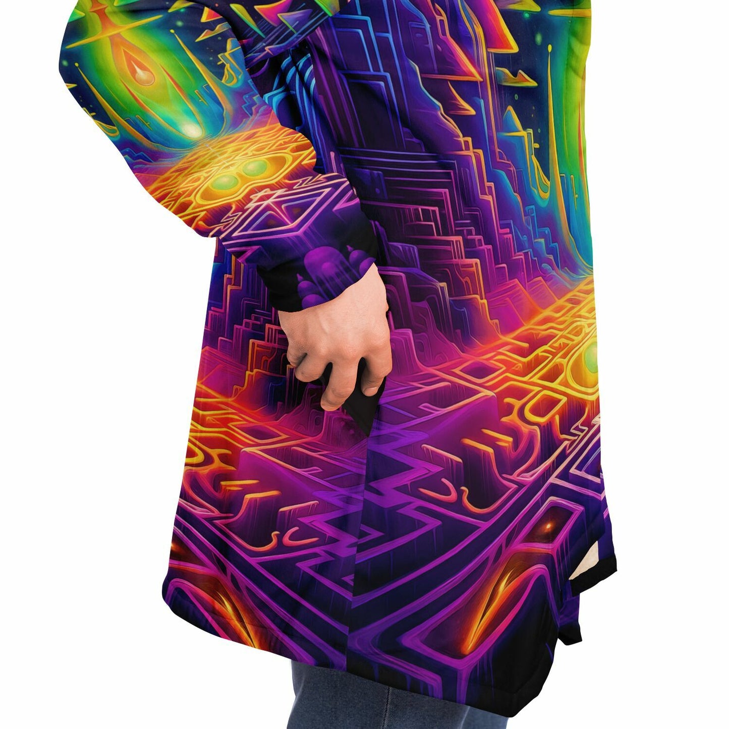 "Maze of Life" HOODED CLOAK