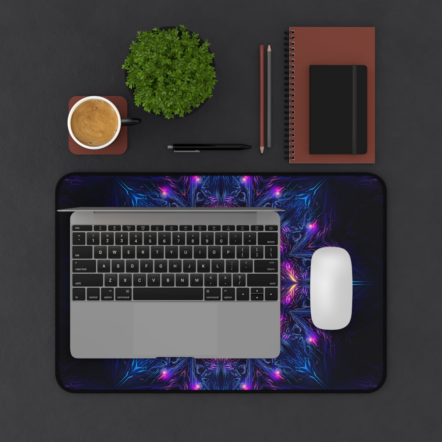 "Twilight Glow Mandala" DESK MAT (12x18)(12x22)(15.5x31)