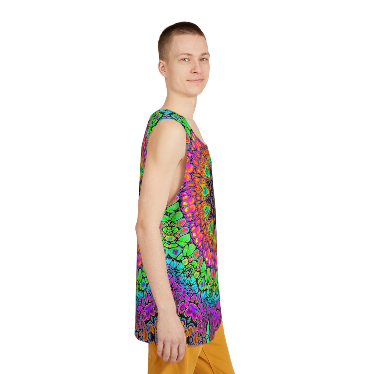 "Soapy Disco Mandala" MEN'S TANK TOP