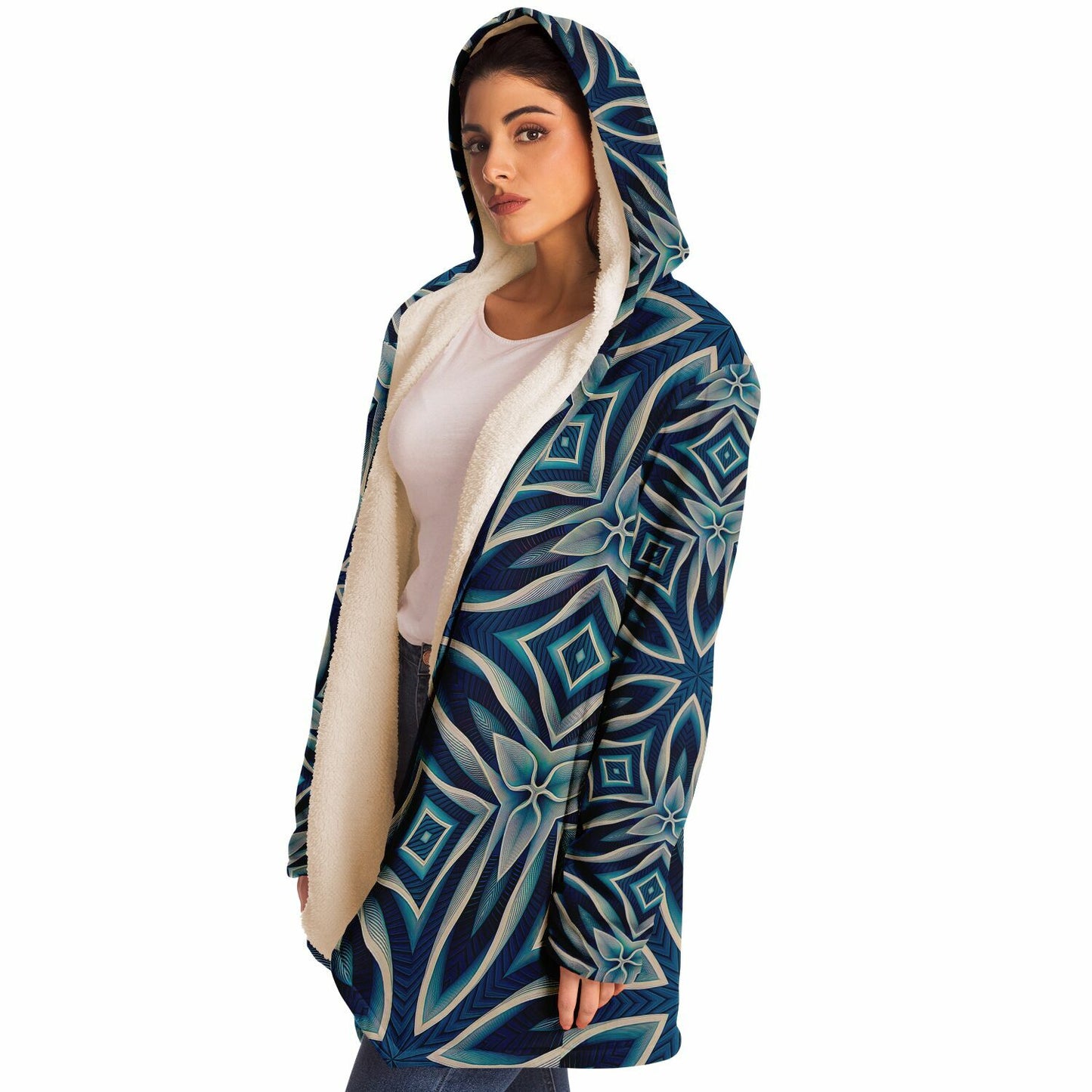 "Ice Chant" HOODED CLOAK