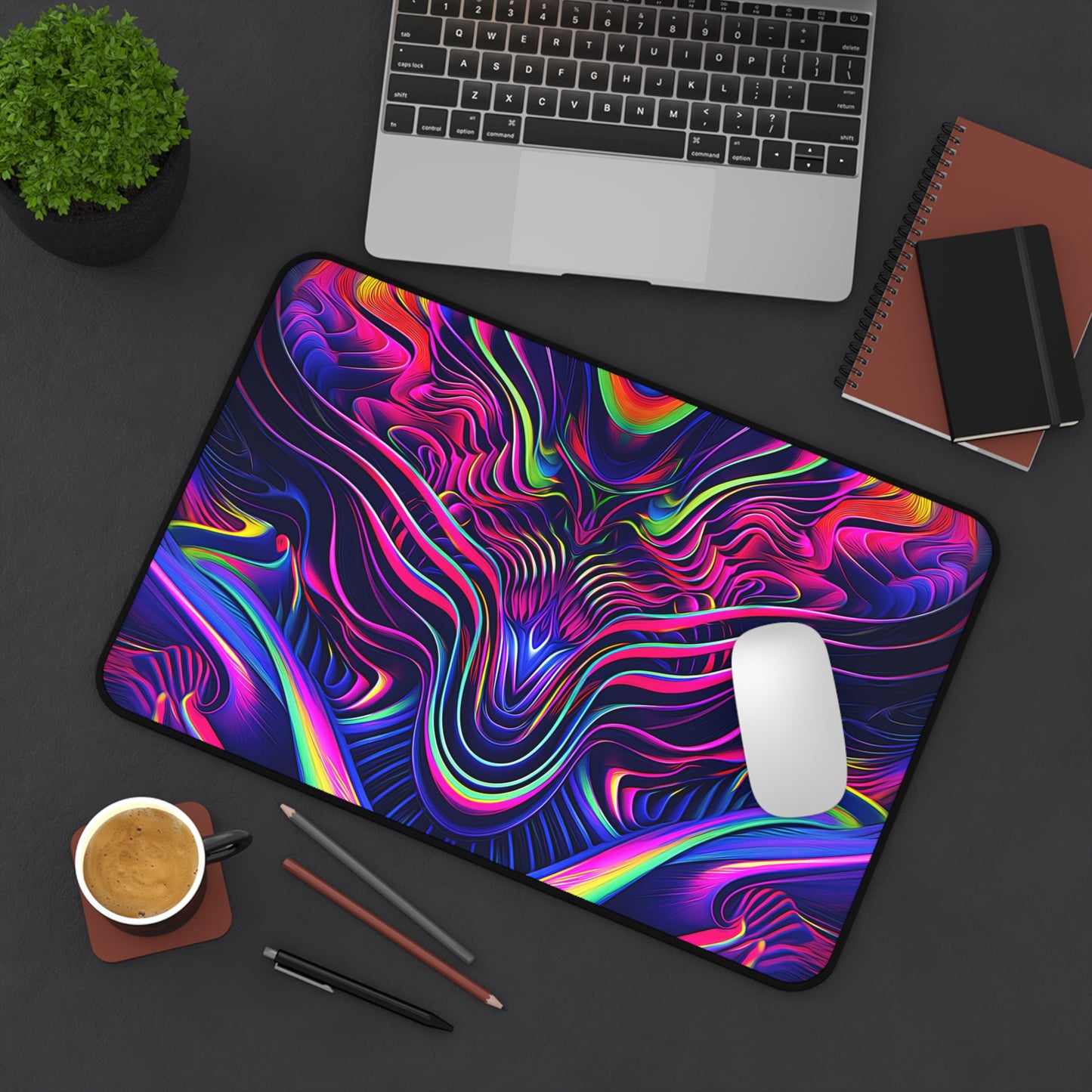 "The Neon Effect" DESK MAT (12x18)(12x22)(15.5x31)